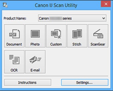 Canon printer scanner software download